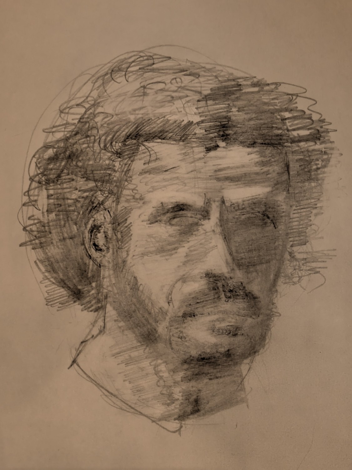 A drawing of a persons face Description automatically
generated
