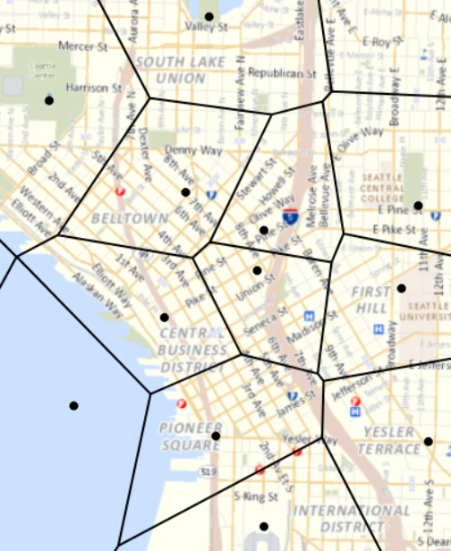 A map of a city Description automatically
generated